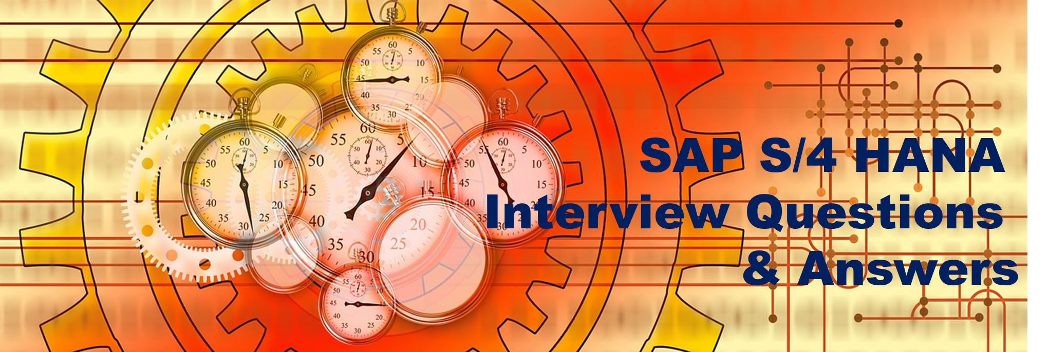 SAP S4 HANA Interview questions