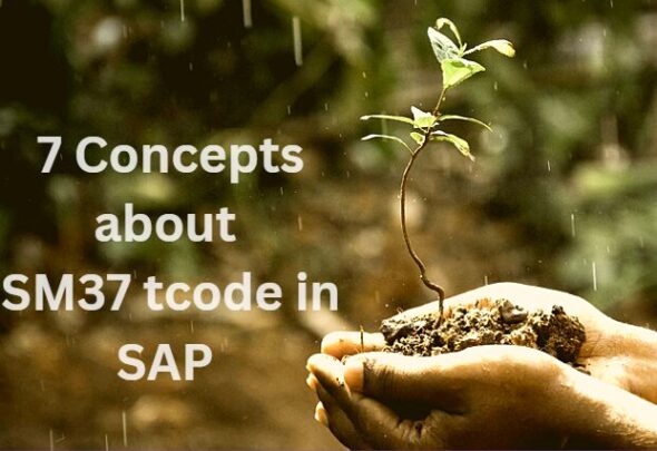 SM37 tcode in SAP